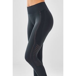NWOT Fabletics Seamless Mid-Rise Jacquard Legging 7/8